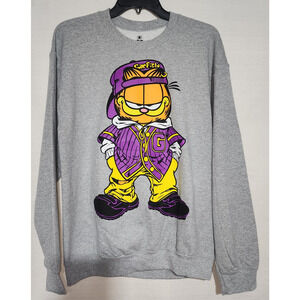 Garfield gray sweatshirt men size medium